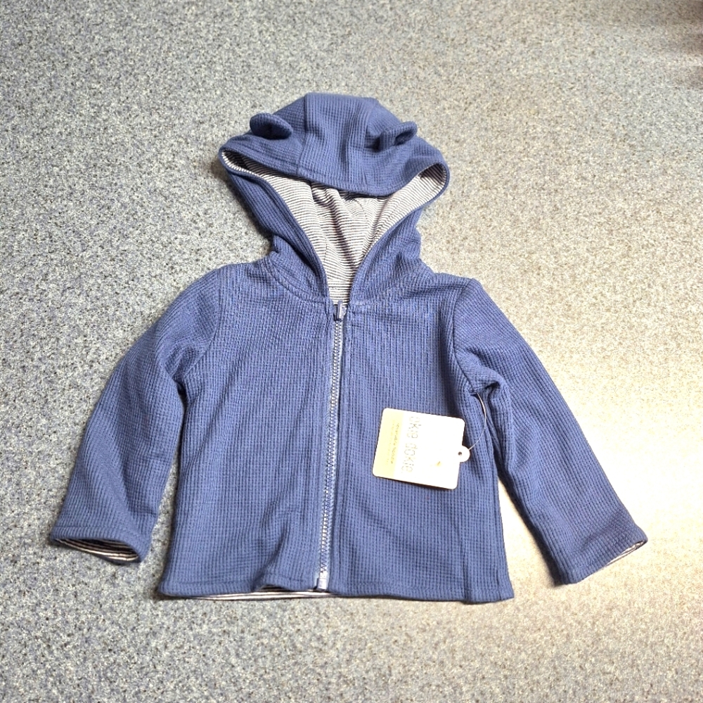 Okie Dokie "constellation Blue" Reversible Hoodie, RN#93677,Style#3214D, NWT
